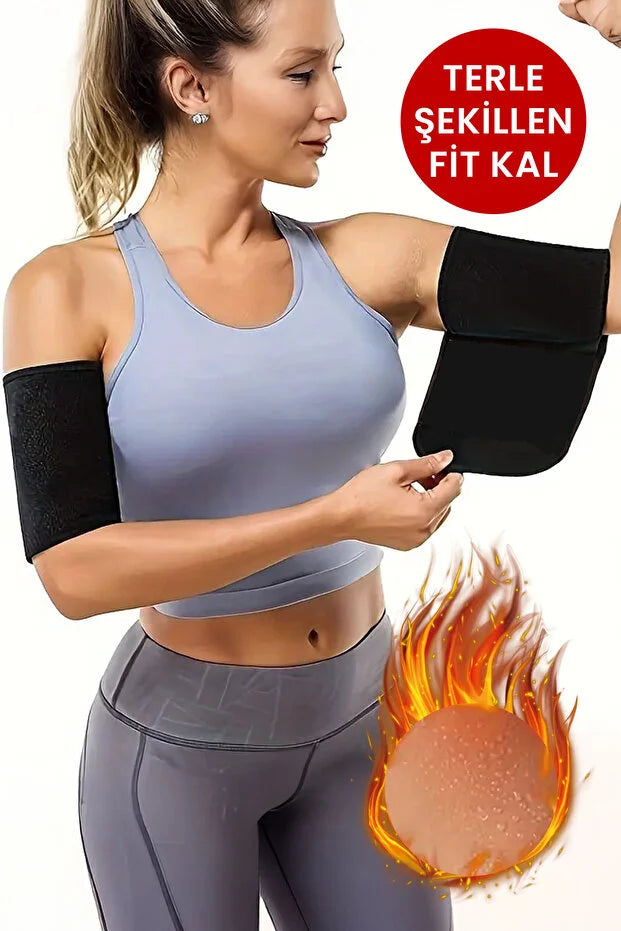 Kol Sarkma Giderici Engelleyici Terle Şekillendirici Sıkılaştırıcı Termal Spor Bant Korse