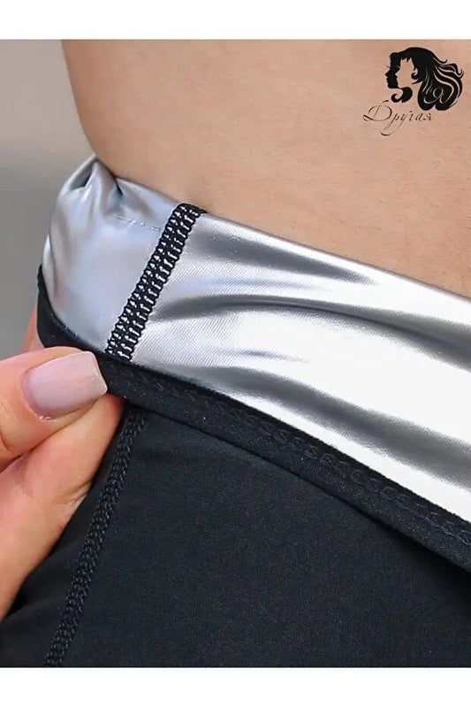 Sauna-Tayt Model Zayıflatan Termal Iki Beden Incelten Vücut Şekillendirici Sauna Agraflı Korse Tayt